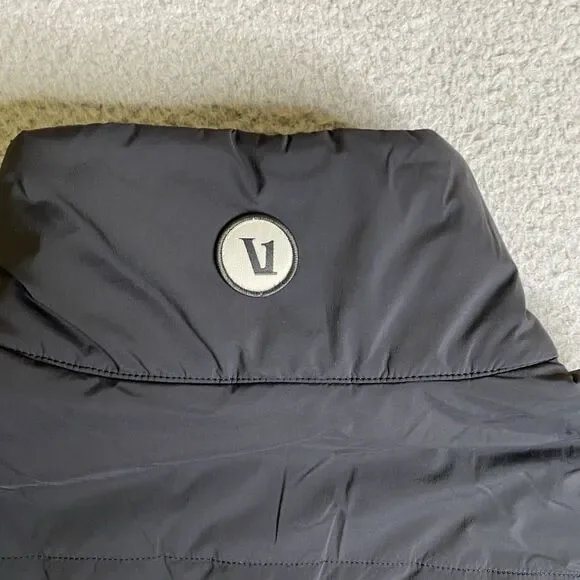 Vuori Canyon Insulated Vest Womens Large Black Full Zip Pocket Mockneck - Picture 6 of 9